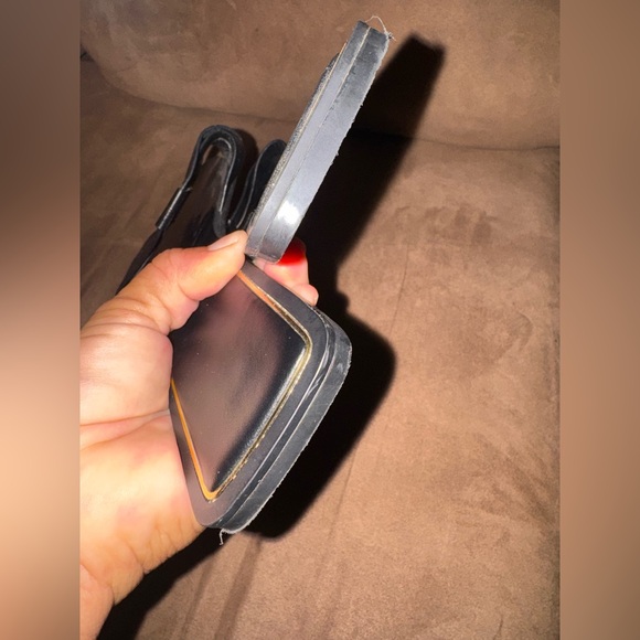 Zara Black Croc-Patterned Sandals - Picture 4 of 5